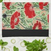 Red Poppy Küchentuch (Gefaltet)