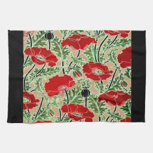 Red Poppy Küchentuch