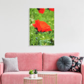Red Poppy Leinwanddruck (Insitu (Wohnzimmer))