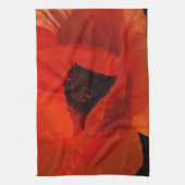 Red Poppy Macro Handtuch (Vertikal)