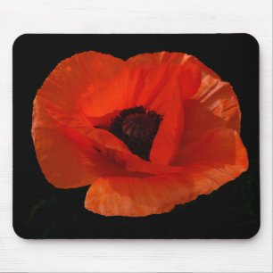 Red Poppy Macro Mousepad
