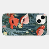 Red Poppy Meadow Case-Mate iPhone Hülle (Rückseite (Horizontal))