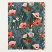 Red Poppy Meadow Planer (Rückseite)