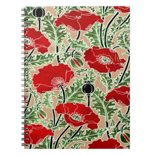 Red Poppy Notizblock (Vorderseite)