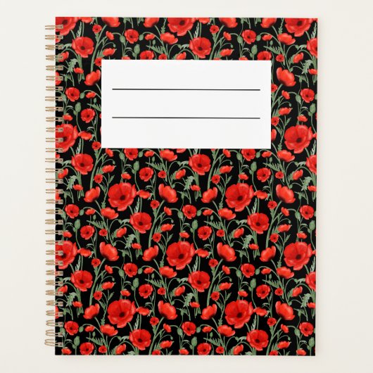 Red Poppy Planer (Vorderseite)