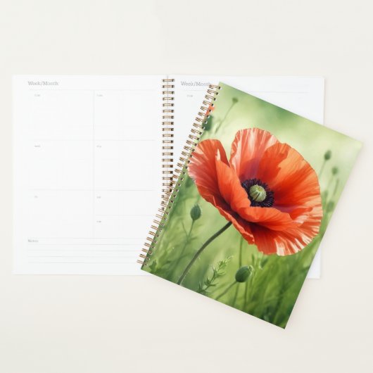 Red Poppy Planner  Planer (Anzeige)