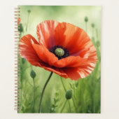 Red Poppy Planner  Planer (Vorderseite)