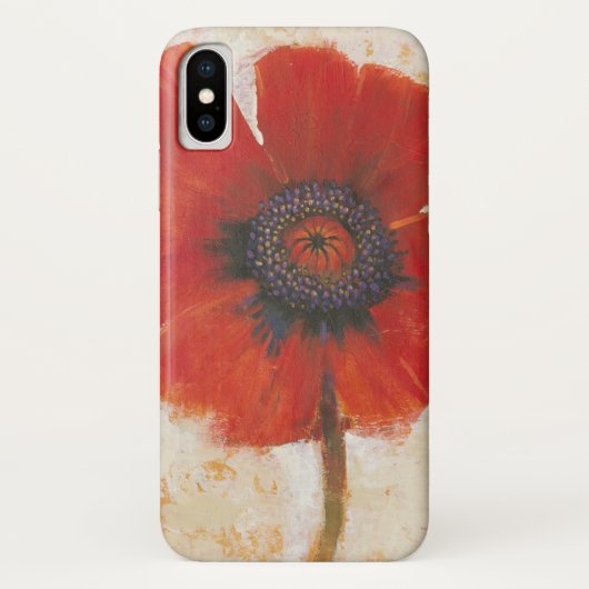 Red Poppy Portrait Case-Mate iPhone Hülle (Rückseite)