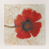Red Poppy Portrait Puzzle (Horizontal)