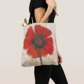Red Poppy Portrait Tasche (Von Nahem)