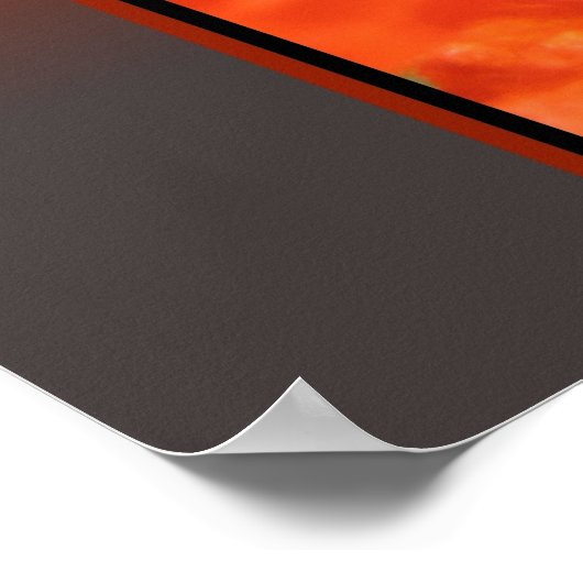 Red Poppy Poster (Ecke)