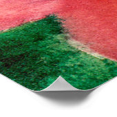 Red Poppy Poster (Ecke)