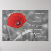 Red Poppy Poster Print (Vorne)