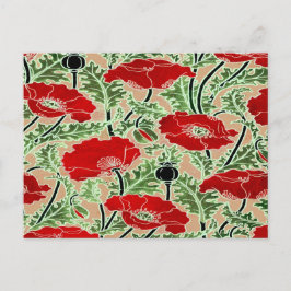 Red Poppy Postkarte