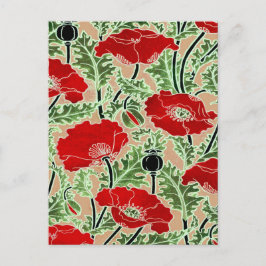 Red Poppy Postkarte