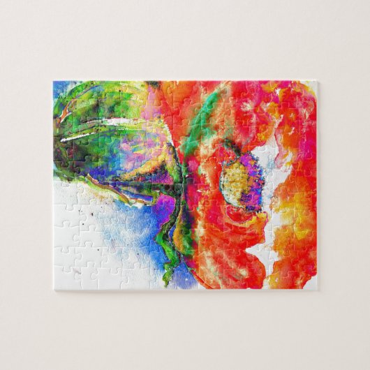 Red Poppy Puzzle (Horizontal)