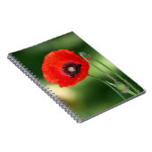 Red Poppy Seed Foto Notebook Notizblock (Rechte Seite)