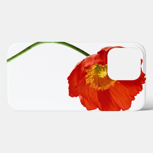 Red Poppy Simplizität Case-Mate iPhone Hülle (Rückseite (Horizontal))