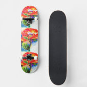 Red Poppy Skateboard (Vorderseite)