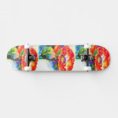 Red Poppy Skateboard (Horizontal)