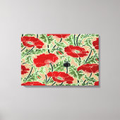 Red Poppy ~ Stretched Canvas Print Leinwanddruck (Vorderseite)