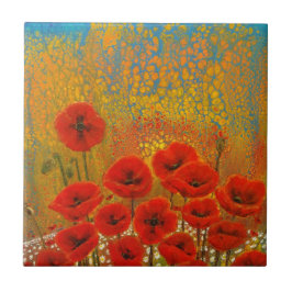 Red Poppy Untersetzer