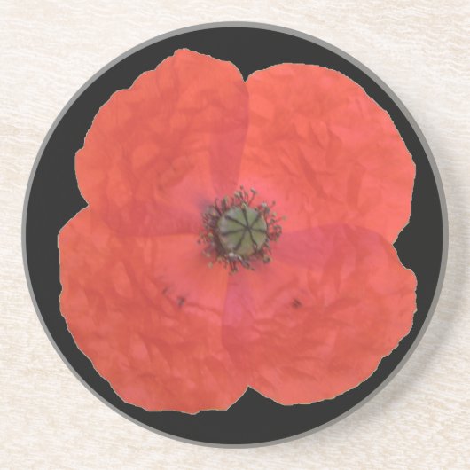 Red Poppy Untersetzer (Vorne)