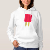 Red Popsicle Womens Hoodie (Vorderseite)