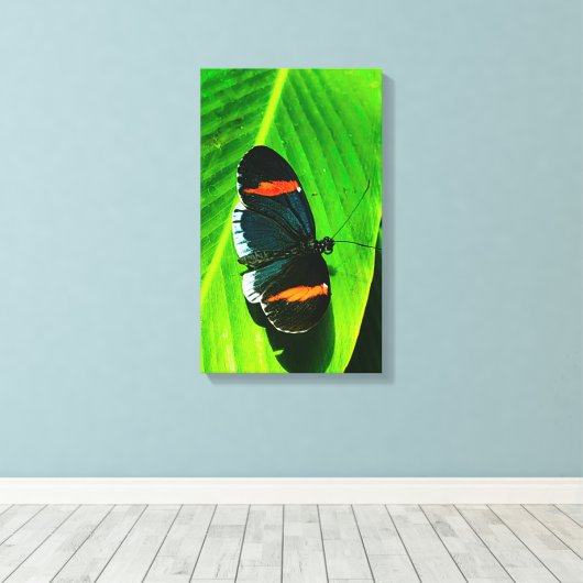 Red Postman Leinwanddruck (Insitu (Holzboden))