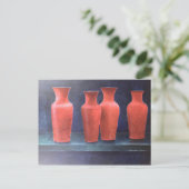 Red Pots 1988 Postkarte (Stehend Vorderseite)