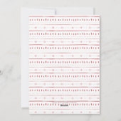 Red Pottery Holiday Card Feiertagskarte (Rückseite)