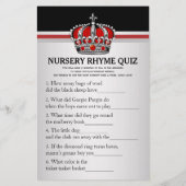 Red Prince Crown Baby Showspiele Flyer (Hinten)