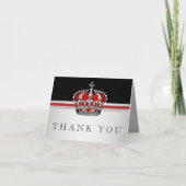 Red Prince Crown danke Ihnen Karten (Vorderseite)