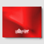 Red Princess Coach & Horses Sweet 16 Gästebuch (Rückseite)