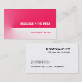 Red Pro Visitenkarte (Vorne/Hinten)