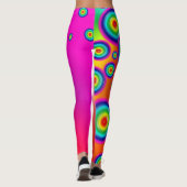 Red Psychedelic Leggings (Rückseite)