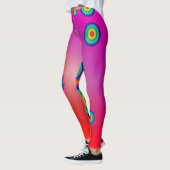Red Psychedelic Leggings (Links)