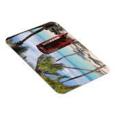 Red Public Telefone Booth auf Antigua Magnet (Rechte Seite)