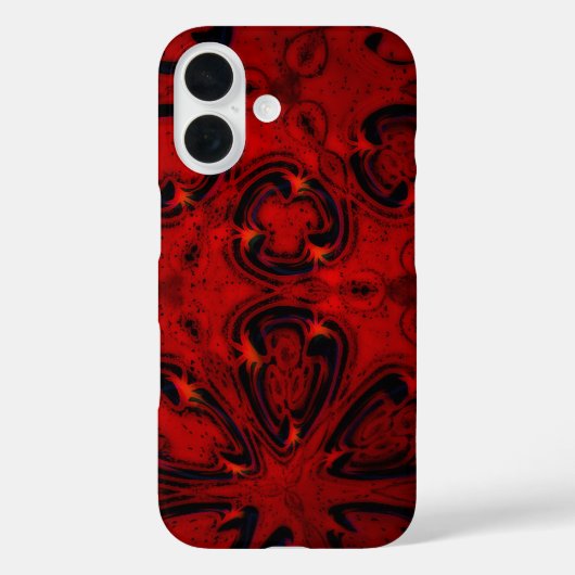 Red Punk Case-Mate iPhone Hülle (Rückseite)