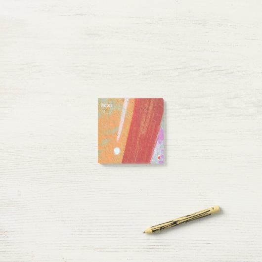 Red Puppy "Graffiti Notes #1" Post-it Klebezettel (Auf Schreibtisch)