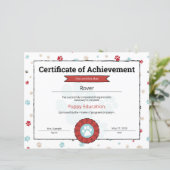 Red Puppy Program Pet Obedience School Pre Puppy (Stehend Vorderseite)