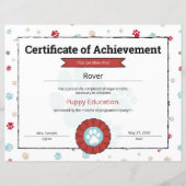 Red Puppy Program Pet Obedience School Pre Puppy (Vorderseite)