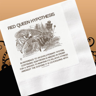 Red Queen Hypothese Alice Red Queen Wonderland Serviette