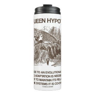 Red Queen Hypothese Wonderland Alice Red Queen Thermosbecher