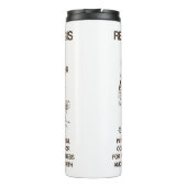 Red Queen Hypothese Wonderland Alice Red Queen Thermosbecher (Rückseite)