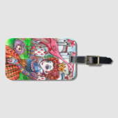 Red Queen's Golf Time Gepäckanhänger (Vorderseite (Horizontal))