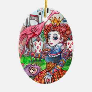 Red Queen's Golf Time Keramik Ornament