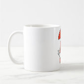 Red Question Mark-Tasse Kaffeetasse (Links)