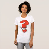 Red Question Mark Womens T - Shirt (Vorne ganz)