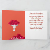 Red Quilted African American Karte (Innenseite)